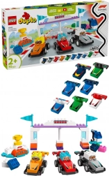 LEGO® DUPLO® 10445 Závodní auta a řidiči týmu F1®