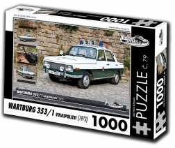 Puzzle RETRO-AUTA Wartburg 353 Volkspolizei 1000 dílků