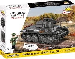 Stavebnice tanku Panzer 38(t) / LT vz. 38 2v1 – 690 dílků