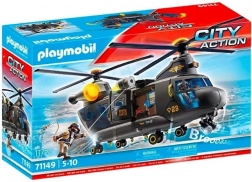 Playmobil City Action záchranný vrtulník jednotky speciálů