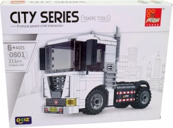 Malý mechanik – tahač stavebnice (211 dílků)