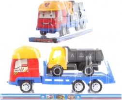 Plastové nákladní auto se sklápěcí korbou na setrvačník