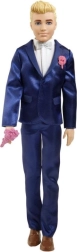 Barbie ken ženich – společenská panenka s doplňky