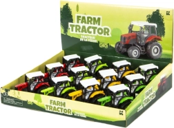 Kovový traktor s natahovacím pohonem