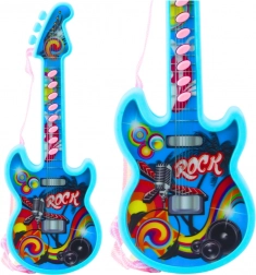 Elektrická kytara pro děti melodie gama solmizace modrá