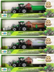 Farmářský traktor s přívěsem – hračka pro děti