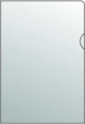 Průhledný obal na dokumenty A4 L, PVC, 180 mikronů