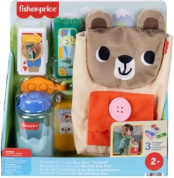 fisher-price medvídkový batůžek – aktivní kempovací set pro malé objevitele