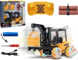 RC vysokozdvižný vozík s otočí 360° a svítícími koly