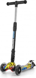 Dětská tříkolová koloběžka Milly Mally Magic Scooter graffiti