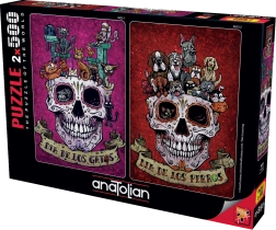 Puzzle halloween 2×500 dílků ANATOLIAN