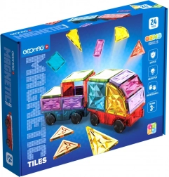 geomag magnetic tiles auta – magnetická stavebnice s koly