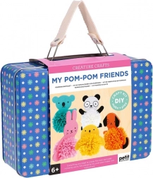 Kreativní kufřík Bambulková zvířátka od Petit Collage