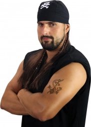 piratská paruka se šátkem