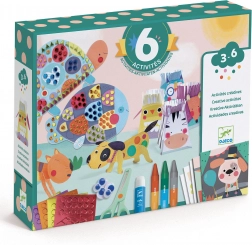 DJECO kreativní sada Dům plný zvířátek