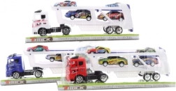 Kamion se závodními auty, 3 barvy