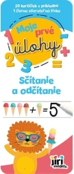 Moje první úlohy – sčítání a odčítání, stíratelné karty pro děti