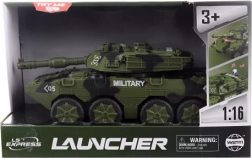 Interaktivní hračka Tank na baterie pro děti