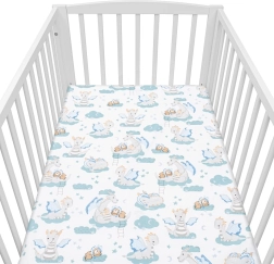 Bavlněné prostěradlo do postýlky NEW BABY Dráček 120 × 60 cm