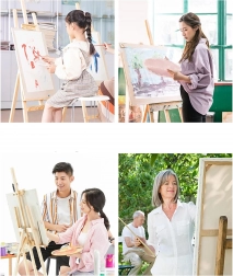 Malování podle čísel s rámem 30 × 40 cm – leopard