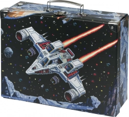 Skládací školní kufřík Pixel Space s kováním