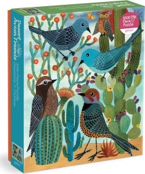 Galison puzzle Pouštní ptačí přátelé 1000 dílků