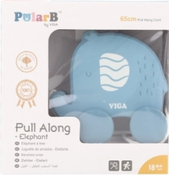 Dřevěný tahač slon