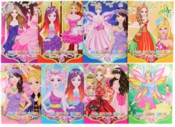 Omalovánky pro dívky – sešit 16 listů