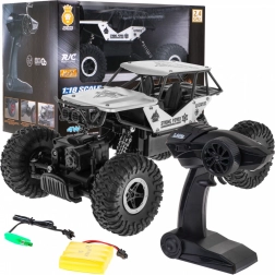 RC terénní auto Crawler Monster 1:18 pro děti 6+ – Stříbrná
