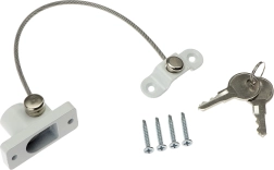 Zabezpečení okna na klíček