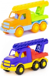 Plastové hasičské auto s výsuvným žebříkem