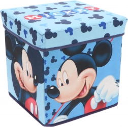 Cozy Noxxiez úložný box a taburetka MICKEY MOUSE 30×30×30 cm