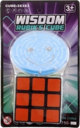 Skládací kostka a hlavolamové bludiště