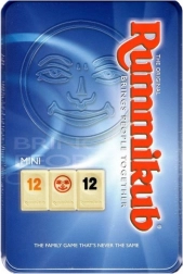 Rummikub mini v plechovce – cestovní rodinná hra