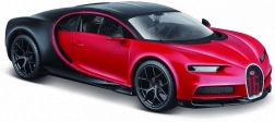 Model vozu Bugatti Chiron Sport černo-červený