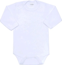 Dětské body s dlouhým rukávem New Baby bílé