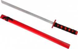 Dřevěný červený meč na cosplay 73 cm