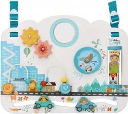 Dřevěná smyslová aktivní tabule Děti světa