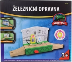 Maxim dřevěná železniční opravna k vláčkodráze