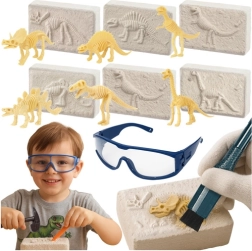 KRUZZEL dinosauří vykopávky 6v1 – paleontologická sada