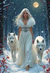 Puzzle BLUEBIRD Vlčí královna 1000 dílků