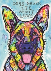 Puzzle Heye Jolly Pets: Psi nikdy nelžou 1000 dílků