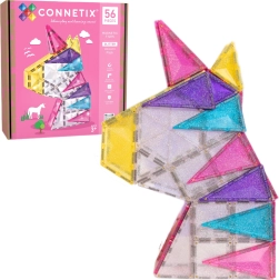 Magnetické stavebnice CONNETIX Glitter Unicorn Pack 56 dílků
