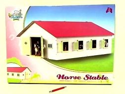 Dřevěná stáj pro koně se sedmi boxy Kids Globe