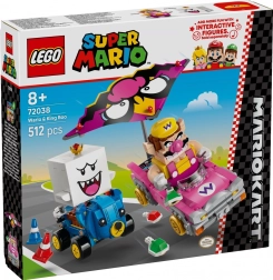 lego super mario mario kart – wario a king boo