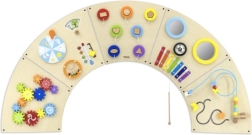 Viga montessori nástěnná manipulační tabule – senzorický oblouk
