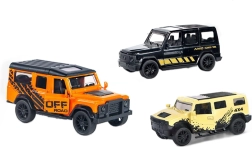 Kovové terénní auto se zpětným natahováním 11 cm