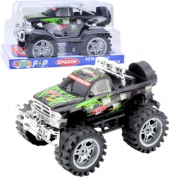 Terénní auto s pohonem zadních kol zeleno‑černé 27 cm