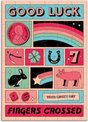 GALISON puzzle hodně štěstí – 60 dílků