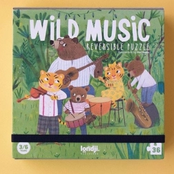 Londji kapesní puzzle Lesní kapela 36 dílků